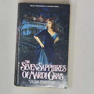 VICKIE BRITTON ZEBRA 1ST ED - The Seven Sapphires of Mardi Gras 1991 - Imagen 1 de 4