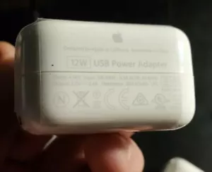 1 Apple 12W USB Power Travel Adapter AUTHINTIC APPLE IPHONE CHARGING BLOCK OEM - Picture 1 of 7
