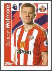 TOPPS 2017 PREMIER LEAGUE- #262-SUNDERLAND-DUNCAN WATMORE