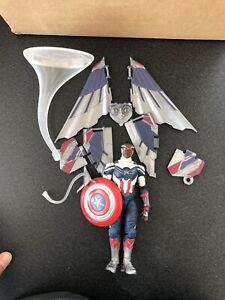 Marvel Legends Captain America Falcon Sam Wilson with BAF Wings Complete
