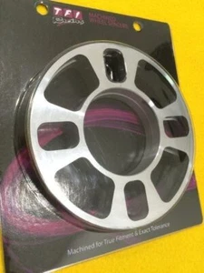4 stud 5 mm Slip on Wheel spacers x 2 CNC billet Aluminium Oz made TFI 7104 - Picture 1 of 2