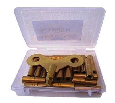 Clock socket wrench winding keys assortment size 000-15 (1.75 to 6.00 mm) - Image 1 of 2
