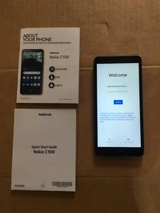 Nokia C100 N152DL Cellphone (Blue 32GB) Tracfone /Simple Mobile - Picture 1 of 5