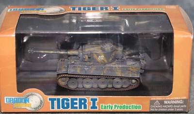 DRAGON ARMOR TIGER I EARLY PRODUCTION "DAS REICH" RUSSIA 1943 TANK 60098  1:72 - Image 1 of 4