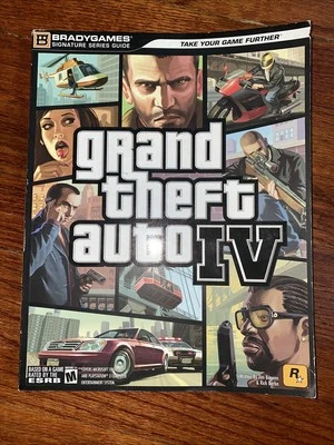 Grand Theft Auto IV 4 GTA IV Strategy Guide Brady Games Complete W/ Map - Image 1 of 4