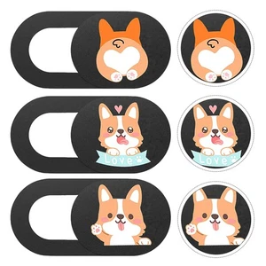 3 PCS Flat-panel Protective Cover Laptop Slide Webcam Slider - Afbeelding 1 van 12