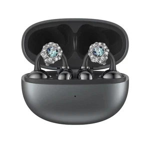 Rhinestone For Clip on Earbuds Open Ear, Elegant Zirco Earphone Decorative J4P4 - Photo 1 sur 6
