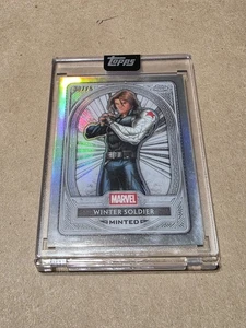2025 Topps Marvel Mint Silver Platinum Minted #60 Winter Soldier 38/75 Encased - Picture 1 of 2
