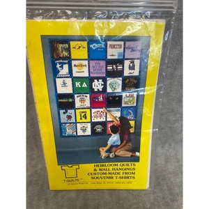 T-Quilts Heirloom Quilts Wall Hangings Custom Made T-Shirts Pattern Template - Picture 1 of 6