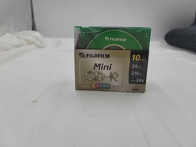Fujifilm Mini CD-R Colored Discs - 10 Pack New old Stock Sealed - Image 1 of 4
