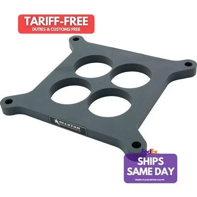 Allstar ALL25983, One Gray Plastic Carb Spacer 4150 4 Hole .500In Performance Pa - Image 1 of 4