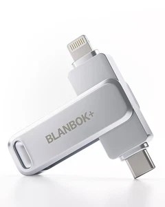BLANBOK+ Certifiée Clé USB C 128 Go USB C Photo Stick Cle USB iPhone Stockage... - Afbeelding 1 van 9