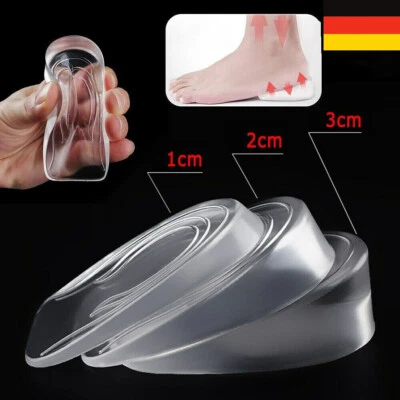 YANQUEENS Fersenpolster Silikon Einlegesohlen Gel Fersenkissen Schuheinlagen Fersensporn,'