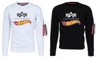 ALPHA INDUSTRIES HOT WHEELS FLAG SWEATER Mens Sweatshirt