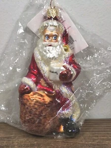 Christopher Radko Starbucks 1999 Exclusive SANTA’S JAVA Glass Ornament NEW - Picture 1 of 2