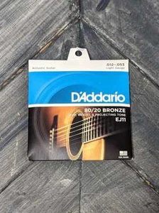 D'Addario EJ11 80/20 Bronze Light Gauge Akustikgitarrensaiten - Bild 1 von 2