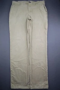 Pantalones chinos de lona para hombre Calvin Klein beige elásticos talla 34x32 (MSR 34x31) - Imagen 1 de 8