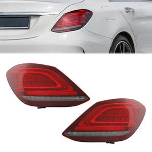 For 2019-2021 Mercedes-Benz C300 LED Tail Light Rear Brake Lamps Left&Right Side - Picture 1 of 22