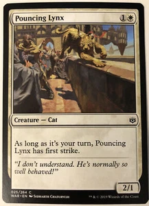 MTG Pouncing Lynx War of the Spark 025/264 Regular Common - Picture 1 of 1