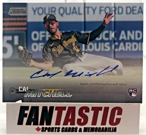Cal Mitchell RC Auto 2023 Topps Stadium Club SCBA-CML Pittsburgh Pirates Rookie - Picture 1 of 2