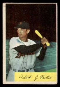 1954 BOWMAN PAT MULLIN 151 VG BASEBALL DETROIT TIGERS - Picture 1 of 2
