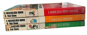 IL MERAVIGLIOSO MONDO DI WALT DISNEY 3 VOLUMI 1969 - Picture 1 of 2