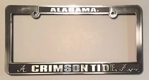 ALABAMA CREMISI MAREA AUTO CAMION ETICHETTA TARGA TELAIO UNIVERSITÀ ARGENTO NERO - Foto 1 di 5