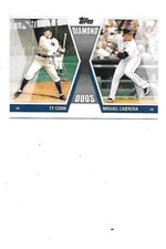 Ty Cobb / Miguel Cabrera 2011 Topps Diamond Duos BB Card #DD-CC Detroitigers