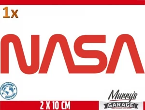NASA 2x10 cm car sticker sticker car tuning stance DUB JDM scooter - Picture 1 of 39