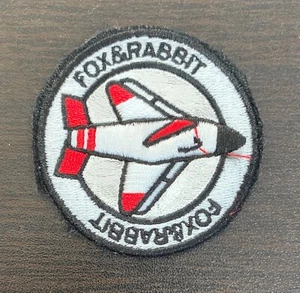 FOX & RABBIT Military Aviation Embroidered Sew On Patch - Picture 1 of 3