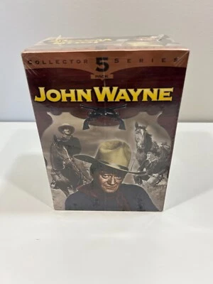 NIB SEALED John Wayne Collector Series (VHS 1997) 5 Tape Set  - Image 1 of 3