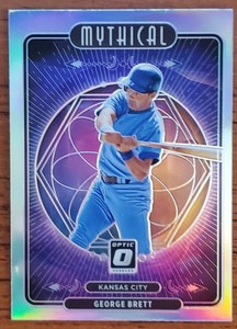 2021 Donruss Optic Baseball George Brett Mythical Insert #M7 Kansas City Royals