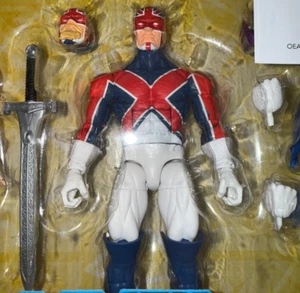 Marvel Legends X-Men Hasbro Excalibur Series Modellino Capitan Gran Bretagna Nuovo - Foto 1 di 2