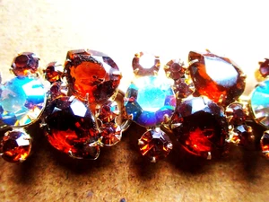 VINTAGE 1950'S RHINESTONE BRACELET BY JULIANA - NEW YORK - Picture 1 of 6