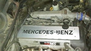 Toyota 1JZ VVTi Chaser Supra Spark Plug Cover: MERCEDES-BENZ Bare Aluminum! - Picture 1 of 7