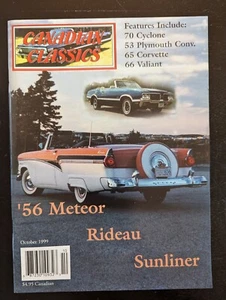 Canadian Classics Vintage Car Magazine October 1999 - Picture 1 of 8
