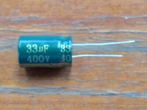 33µF 400V High Temp Electrolytic Capacitor 33uF Chenxing Capacitor FREE POSTAGE - Picture 1 of 2