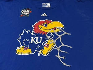 Kansas Jayhawks 2018 Final Four Short Sleeve T-shirt - 3XL - Picture 1 of 2