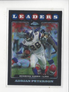 2008 Topps Chrome Xfractor #TC125 Adrian Peterson LL Vikings
