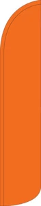 Solid Orange Full Sleeve Swooper Flag Feather Banner - Bild 1 von 1