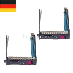 2x Für HP G10 Gen10 727695-001 2,5" NVMe Festplatteneinschub Caddy DL380 DE SHIP - Afbeelding 1 van 5