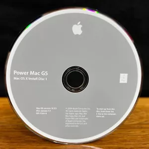 Apple Power Mac G5 OS X 10.3.5 Panther Install CD Disc 1 & 2 691-5244-A - Picture 1 of 4