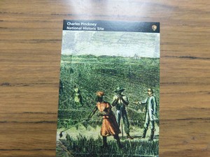 Charles Pinckney  South Carolina NHS Card c2014 Skilled African Labour