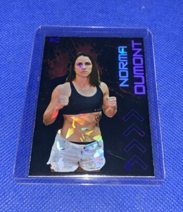 Norma Dumont UFC Custom RC Rookie Card Holo Foil Refractor Prizm womens mma