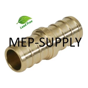 Acoplamiento PEX de 1" - Ajuste de acoplador de engarce de latón de 1 pulgada, SIN PLOMO - LOTE DE (5) - Imagen 1 de 1