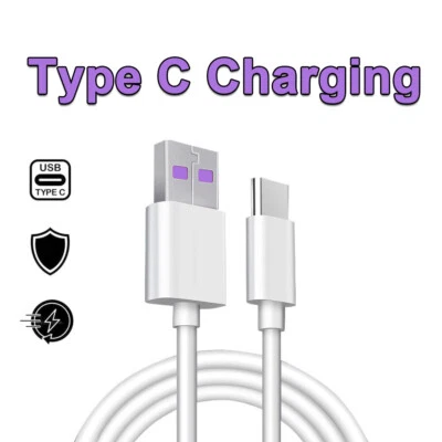 USB-C Type C Data & Charger Cable Fast Charging For Samsung Huawei Xiaomi Google - Image 1 of 4