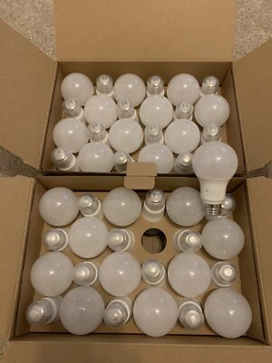 Case lot 48 LED GE Non Dimmable Light Bulbs NEW 60 Watt Equivalent Uses 9 Watts - Image 1 of 4
