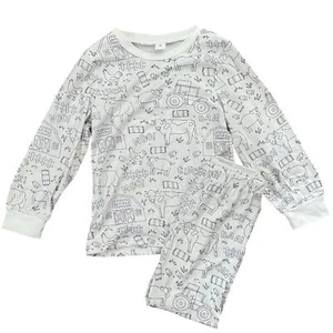 Kids Farm Animal Color Me Pajamas NWOT 5T - Picture 1 of 1