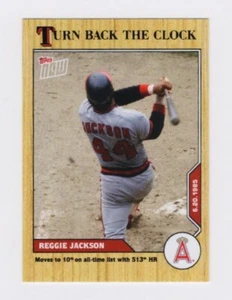 2020 Topps Now Turn Back The Clock Reggie Jackson #82 Baseball Card (PR 509) - Picture 1 of 2