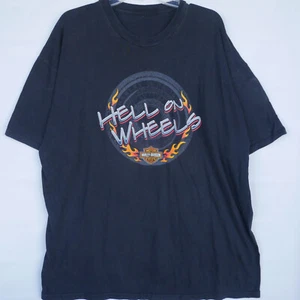 Harley Davidson Hell On Wheels 2XL T-Shirt Carson City Nevada Fade No Tags READ - Picture 1 of 12